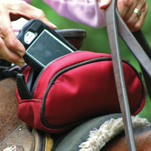 Dura-Tech Western Saddle Pommel Bag | Secure & Handy Storage for Trail Rides | Waterproof | Durable 1680D Polyester | Fits Horse Saddle in Saudi Arabia