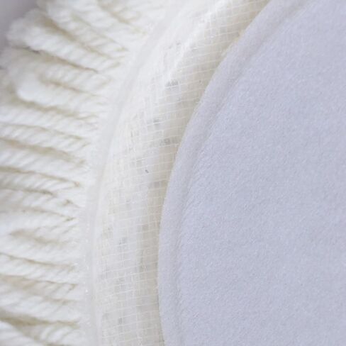 7 Inch Wool Buffing Pads – Pack of 5 Premium Natural Wool Polishing Pads, Heavy Cutting & High-Gloss Finish, Hook and Loop Backing for Car, Boat & Surface Detailing in Saudi Arabia