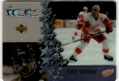 1997-98 Steve Yzerman Red Wings Card Upper Deck Ice McDonald's Hockey Acetate #MCD19 in Saudi Arabia