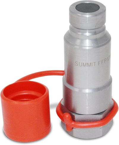 Flat Face Connect Under Pressure Hydraulic Quick Connect Male Coupler, 1/2″ NPT Thread in Saudi Arabia