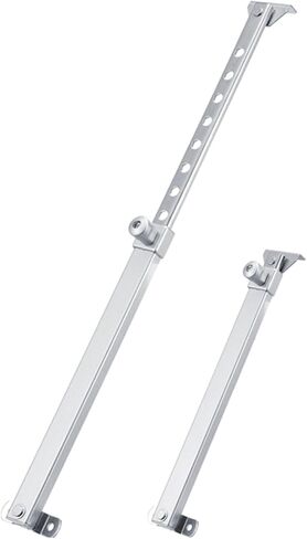 Flutesan Boat Hatch Lid Stay Support Rod 10.7 to 16.3 Inch Stainless Steel Adjustable Marine Window Holder with Multiple Positions for Rv Yacht Cabin Door Deck Box Skylight Vent Cover Support in Saudi Arabia