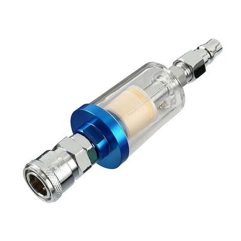 Air Oil Water Separator Filter Kit Water Collector Clear Coat Moisture Separator 1/4" Thread Sprayer Air Compressor Tools in Saudi Arabia