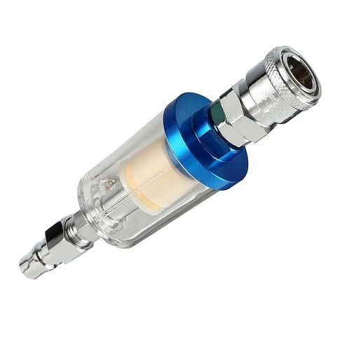 Air Oil Water Separator Filter Kit Water Collector Clear Coat Moisture Separator 1/4" Thread Sprayer Air Compressor Tools in Saudi Arabia