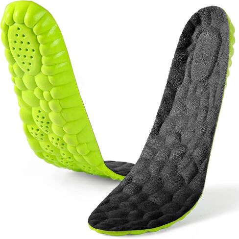 نعال داخلية 4D Cloud Soles - فائقة النعومة وداعمة للرجال والنساء، ممتصة للصدمات على شكل حرف U، وتخفيف آلام الكعب، وسادة لتعب القدم، والوقوف طوال اليوم (النساء 12-12.5/ الرجال 10.5-11) in Saudi Arabia