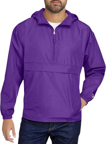 Champion Men's Reverse Weave Anorak with 1/4 Zip Hood in Saudi Arabia