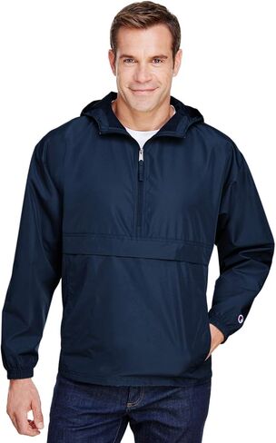 Champion Men's Reverse Weave Anorak with 1/4 Zip Hood in Saudi Arabia