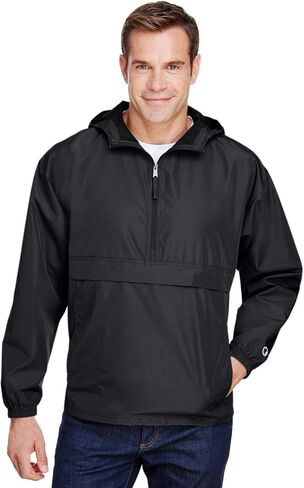 Champion Men's Reverse Weave Anorak with 1/4 Zip Hood in Saudi Arabia