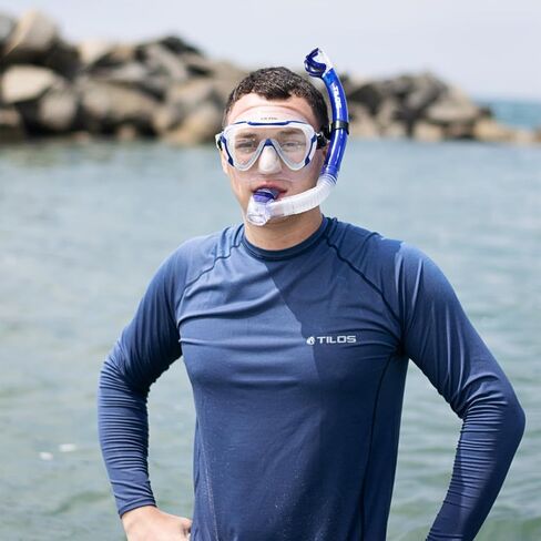 Tilos Morphi Mask with Orion Dry Snorkel and Getaway OH Fins Package in Saudi Arabia