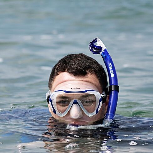 Tilos Morphi Mask with Orion Dry Snorkel and Getaway OH Fins Package in Saudi Arabia