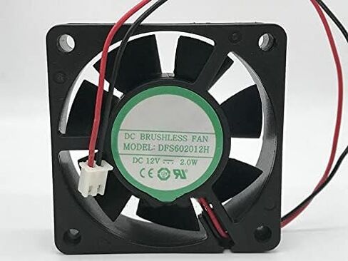 DFS602012H YOUNGLIN 6020 DC12V 2.0 وات 2 سلك 6 سم مروحة تبريد صامتة in Kuwait