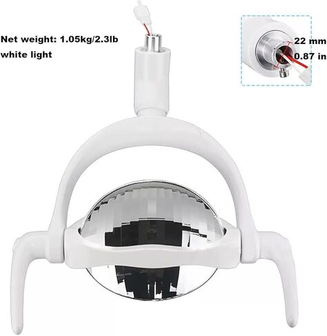 Dental LED Exam Light with Reflector Cup, Infrared Sensor, Soft Shadowless Cold Light, 22mm Chair Mount (26mm Available Upon Request) in Saudi Arabia