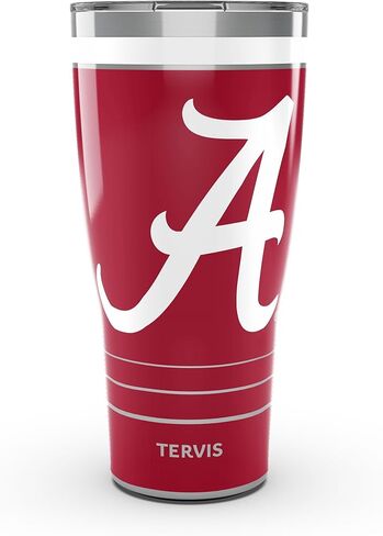 Tervis Traveler Alabama Crimson Tide - كوب سفر MVP ثلاثي معزول يحافظ على المشروبات باردة وساخنة، 30 أونصة، من الفولاذ المقاوم للصدأ in Saudi Arabia
