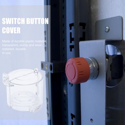 1Pc Start Stop Switch Cover Emergency Button Protector Lockout Cover for Home Garage and Circuit Uses in Saudi Arabia
