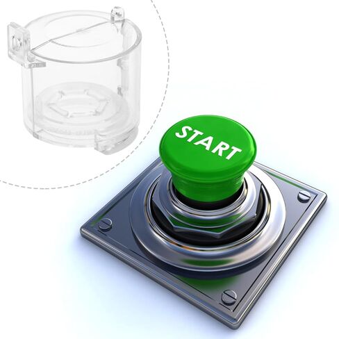 1Pc Start Stop Switch Cover Emergency Button Protector Lockout Cover for Home Garage and Circuit Uses in Saudi Arabia