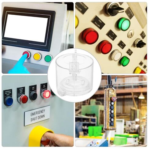1Pc Start Stop Switch Cover Emergency Button Protector Lockout Cover for Home Garage and Circuit Uses in Saudi Arabia