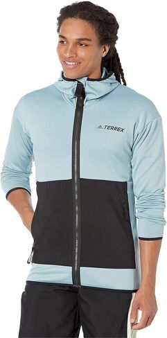 adidas Men's Terrex Tech Flooce Light Hooded Hiking Jacket in Saudi Arabia