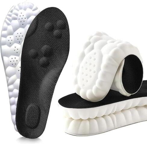2026 New Steppers Insoles for Women Man,Cloud Insoles,Cuttable Memory Foam Shoe Inserts with Arch Support for Foot Pain&Fatigue in Saudi Arabia
