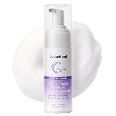 Feminine Foam Wash - pH Balanced Intimate Cleanser with Prebiotic Agave, Peony & Aloe. Soothing Odor Control & Daily Freshness for Sensitive Skin. Lavender Scent, 5 fl oz in Saudi Arabia