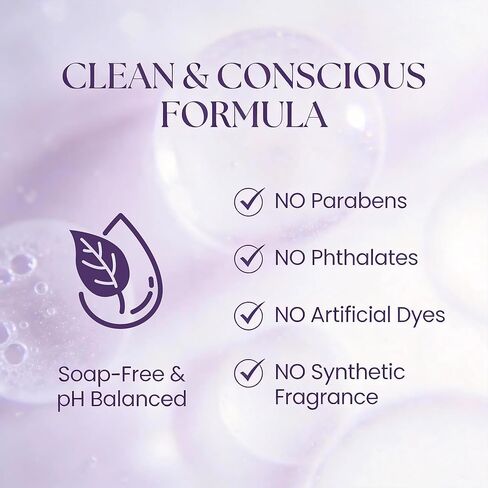 Feminine Foam Wash - pH Balanced Intimate Cleanser with Prebiotic Agave, Peony & Aloe. Soothing Odor Control & Daily Freshness for Sensitive Skin. Lavender Scent, 5 fl oz in Saudi Arabia