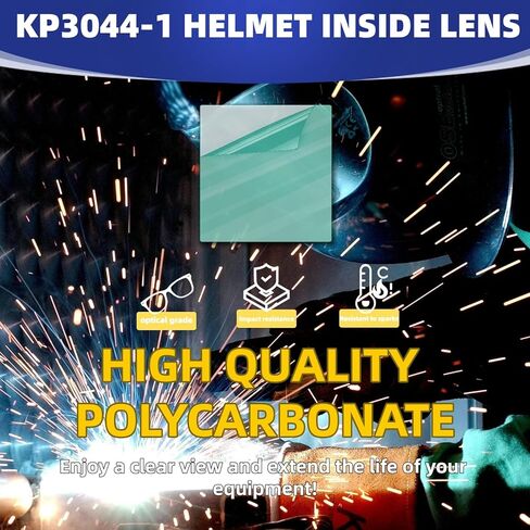 KP3044-1 خوذة لحام داخل عدسة لينكولن الكهربائية فايكنغ غطاء غطاء لحام عدسات شفافة 750S 850S 3350 KP3044-1 KP2898-1 3½ "x3¾" (10 قطع) in Kuwait