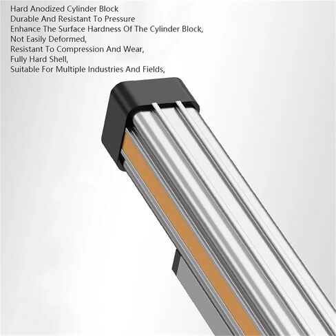 1pcs OSP-P16/P25/P32/P40/P50/P63/P80 Air Pneumatic Rodless Cylinder High Thrust Mechanical Speed with Guide Rail Long Stroke(1200mm Stroke,(Bore 63mm) OSP-P63) in Saudi Arabia