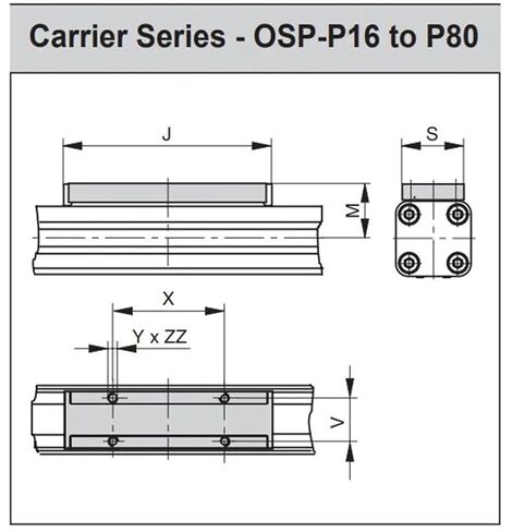 1pcs OSP-P16/P25/P32/P40/P50/P63/P80 Air Pneumatic Rodless Cylinder High Thrust Mechanical Speed with Guide Rail Long Stroke(1200mm Stroke,(Bore 63mm) OSP-P63) in Saudi Arabia