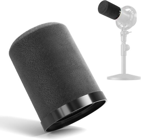 MAONO Foam Windscreen for PD200W/PD200X Microphone – Velvet Fine Mesh Pop Filter, Superior Noise Reduction, Windproof Cover for Podcasting, Gaming, Streaming & Recording in Saudi Arabia
