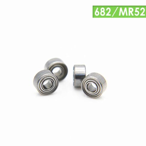 Ball Bearings Iron Cover Shield MR52ZZ Z1 Bearing Steel Deep Groove Ball Bearing 2mmx5mmx2mm 10Pcs in Saudi Arabia
