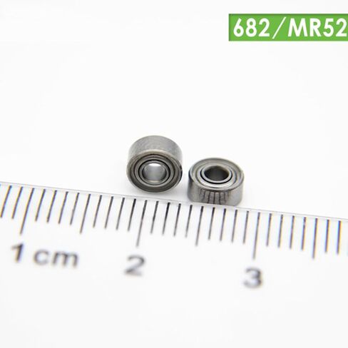 Ball Bearings Iron Cover Shield MR52ZZ Z1 Bearing Steel Deep Groove Ball Bearing 2mmx5mmx2mm 10Pcs in Saudi Arabia