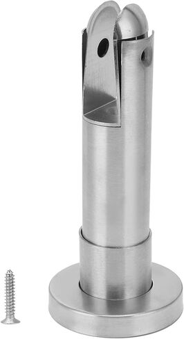 Support Partition Shape Stainless Steel Glass Fence Clamp for Public Bathroom in Kuwait