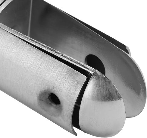 Support Partition Shape Stainless Steel Glass Fence Clamp for Public Bathroom in Kuwait