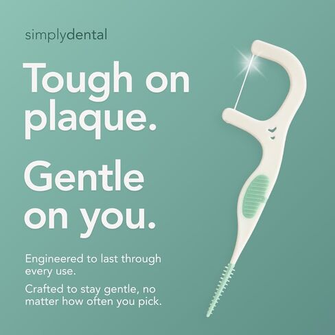 2-in-1 Floss and Soft Pick, 50 Count, Portable Dental Picks in Saudi Arabia