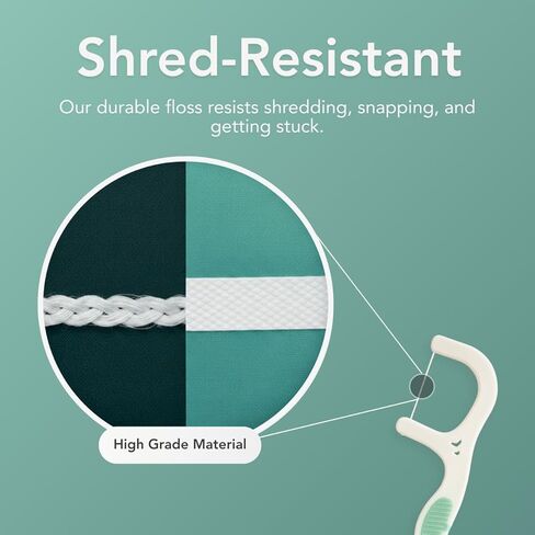2-in-1 Floss and Soft Pick, 50 Count, Portable Dental Picks in Saudi Arabia