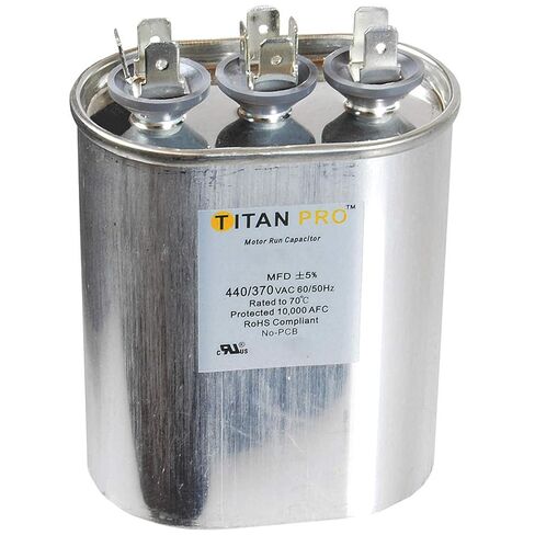 Packard TOCFD255 Titan Pro Motor Run Capacitor 25+5 MFD 440/370V Oval Capacitor in Saudi Arabia