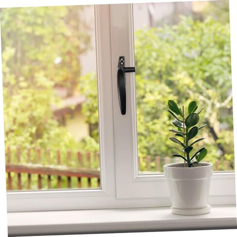 POPETPOP 2Pcs Modern Aluminum Alloy Window Pull Handle Durable Easy to Install for Windows Doors Simple Design for Practical Use Finish in Saudi Arabia