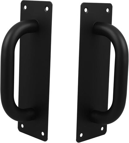 MAGICLULU 2Pcs Heavy Duty Door Pull Handles Push Pull Plates for Easy Operation Minimalist Design for Commercial Use and Stylish Door Hardware in Saudi Arabia