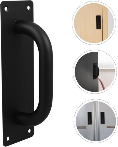 MAGICLULU 2Pcs Heavy Duty Door Pull Handles Push Pull Plates for Easy Operation Minimalist Design for Commercial Use and Stylish Door Hardware in Saudi Arabia
