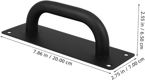 2Pcs Heavy Duty Push Pull Door Handles with Plates Commercial Door Pull for Sliding and Fire Doors Ergonomic Design for Effortless Use and Modern Aesthetic in Saudi Arabia