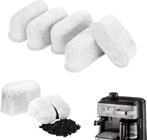 Water Filter Replacement for Delonghi 731328779 DLSC002 COM530M ECAM ETAM EPAM, Activated Charcoal Filter, 5 Pack in Saudi Arabia