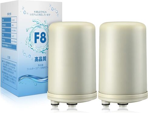 عبوة واحدة من خرطوشة بديلة لفلتر المياه F8 من Saillong - متوافقة مع مؤين الماء من نوع HG-N، متوافقة مع Enagic Kangen LeveLuk SD501، JrIV، KANGEN 8 (ليس النوع الأصلي قبل 2010) in Saudi Arabia