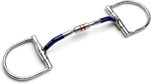 D-Ring High Port Harmony Roller Sweet Iron Snaffle Bit in Saudi Arabia