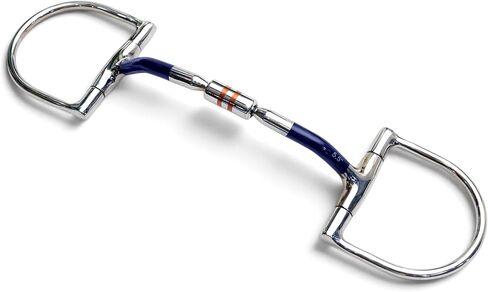 D-Ring High Port Harmony Roller Sweet Iron Snaffle Bit in Saudi Arabia