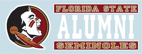 Craftique Florida State Seminoles Decal (FS Seminole Alumni Decal (6"), 6 in) in Saudi Arabia