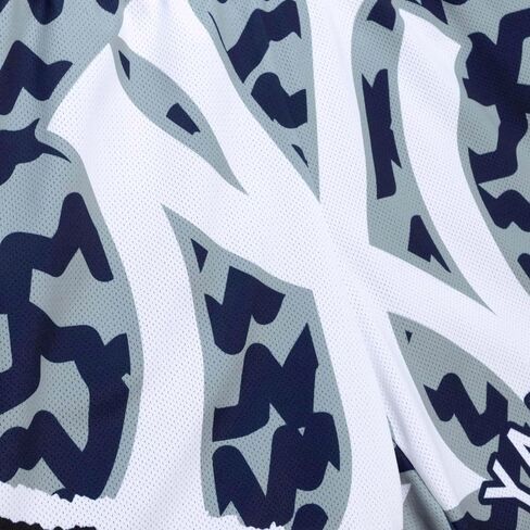 Mitchell & Ness Mens Ny Yankees Jumbotron 2 Sublimated Shorts Casual Bottoms Casual - Blue in Saudi Arabia