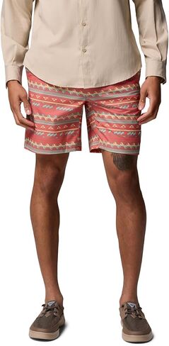 Columbia Mens PFG Rambler Printed Water Short, Rosewood Waved, X-Large x 8 in Saudi Arabia