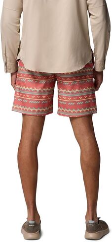 Columbia Mens PFG Rambler Printed Water Short, Rosewood Waved, X-Large x 8 in Saudi Arabia