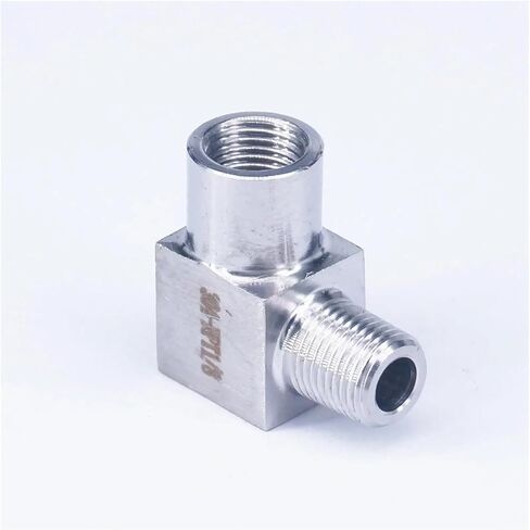 3500psi 1/8" NPT Female to Male Elbow Pipe Fitting 304 Stainless Steel Water Gas Oil 250 Bar in Saudi Arabia