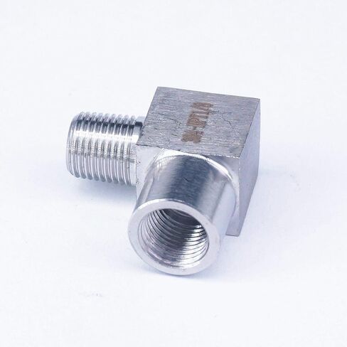 3500psi 1/8" NPT Female to Male Elbow Pipe Fitting 304 Stainless Steel Water Gas Oil 250 Bar in Saudi Arabia