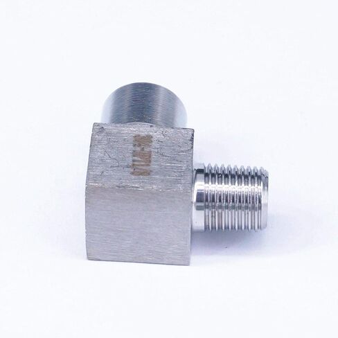 3500psi 1/8" NPT Female to Male Elbow Pipe Fitting 304 Stainless Steel Water Gas Oil 250 Bar in Saudi Arabia