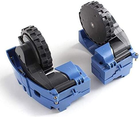 جديد 100%! استبدال وحدة عجلة القيادة اليمنى واليسرى متوافقة مع IRobot Roomba 500 600 700 Series L وR استبدال أجزاء عجلة القيادة (أزرق 83301) in Kuwait